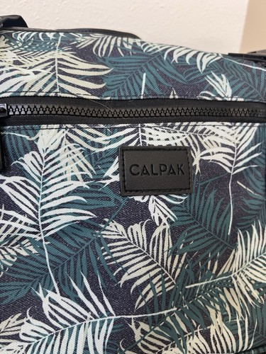 CALPAK Stevyn Palm Leaf Travel Carry-On Weekender Duffel Bag - Picture 2 of 12