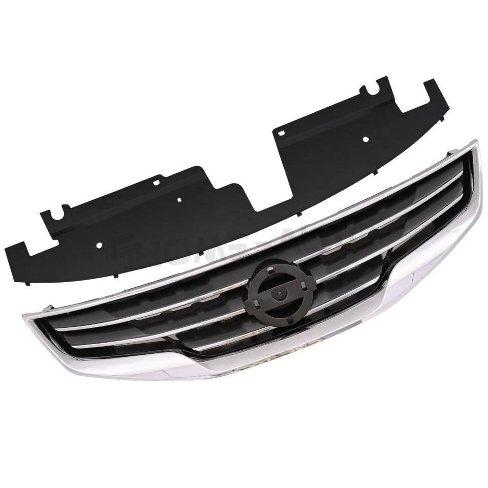 Front Bumper Grille Chrome for 2010 2011 2012 Nissan Altima Sedan 62070ZX00A Foto 2 de 4