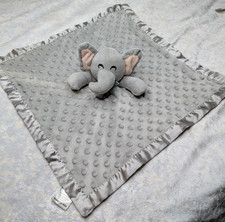 Pro Goleem Elephant Security Blanket Soft Lovey Unisex Lovie Baby Satin Texture
