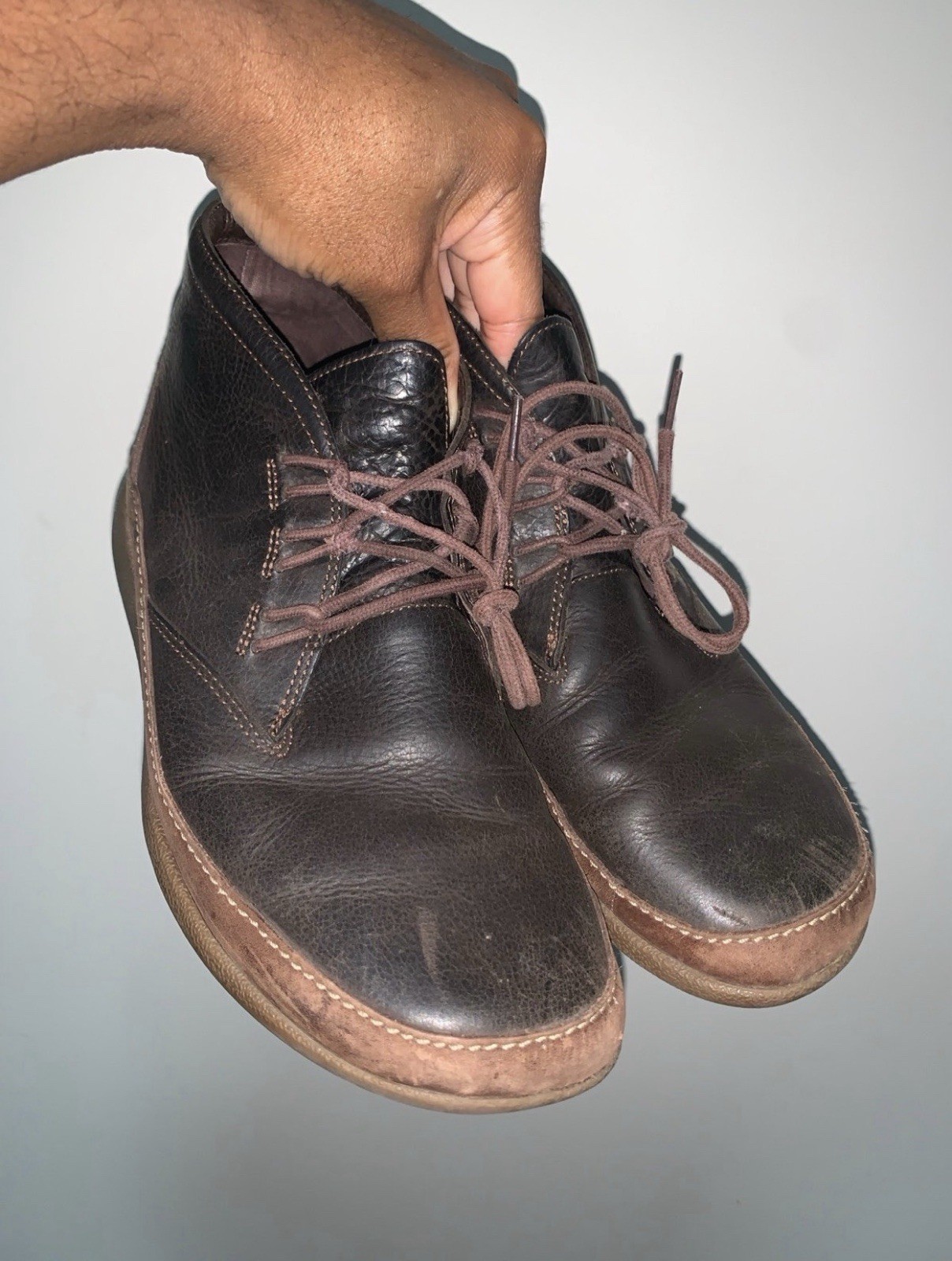 Chaco Montrose Java Brown Leather Chukkas Lace Up… - image 3