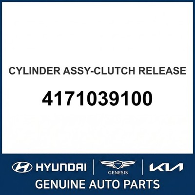 2000-2010 Kia Optima Zylinderbaugruppe - Kupplungsausrücker OEM Neu 4171039100