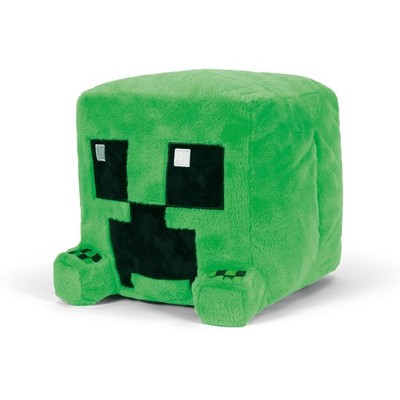 Handwärmer Plüsch Minecraft grün Kuschel Reisekissen super weich Kissen Kinder