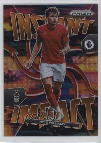 2022 Panini Prizm Premier League Instant Impact Orange 4/25 Neco Williams 10ev