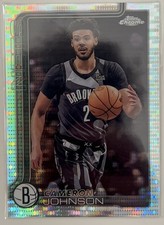 2025 Topps Chrome Cameron Johnson Pulsar Refractor #84 Nets