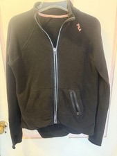 Fila Women's Fleece Zip-Up Jacket Black See Measurement Details