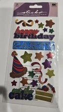 ek success sticko dimensional stickers Birthday Party 21pcs