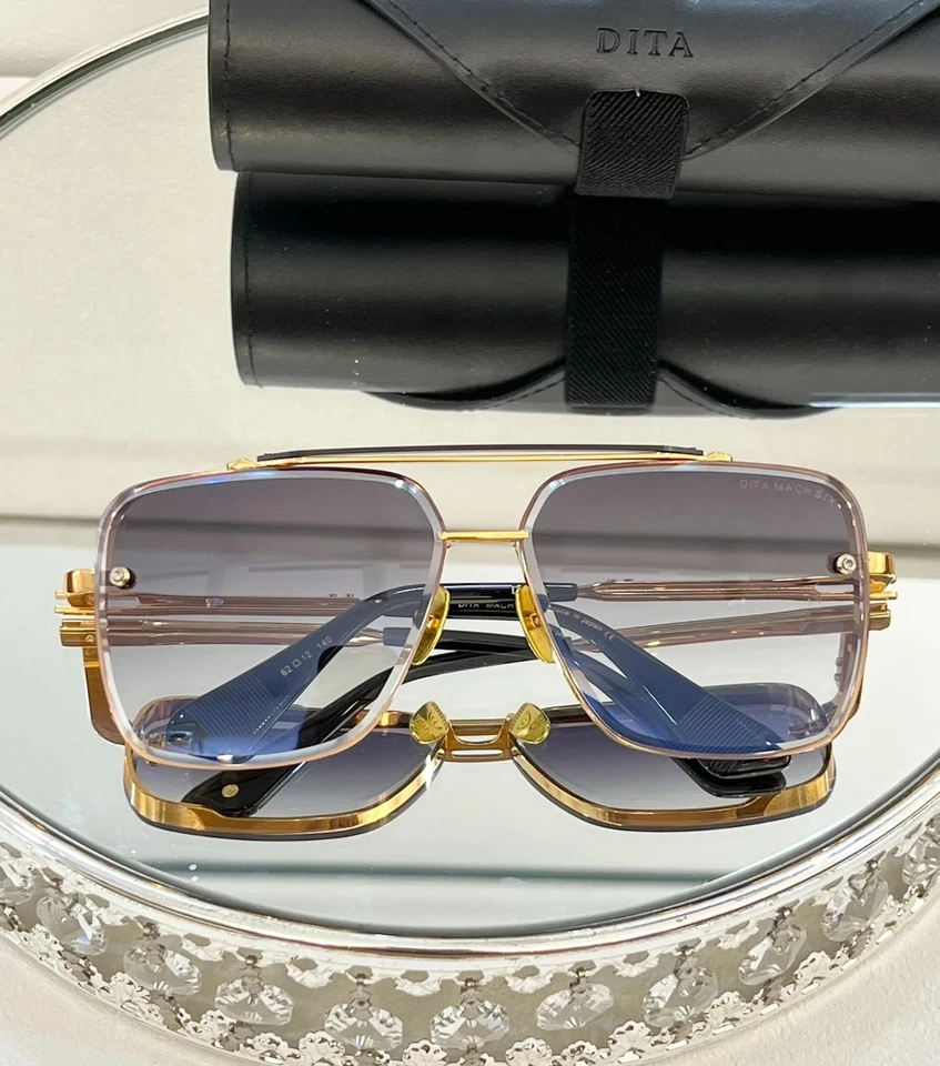 Gafas de sol DITA Mach Six - Marco cuadrado de lujo (62□12-130) Foto 3 de 4