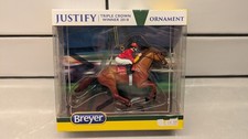 Breyer Horse  Ornament 2018 ~ Justify ~ NIB Red Silk