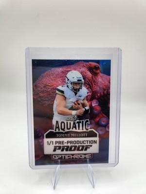 2025 Leaf Vivid Pre-Production Proof Tommy Mellott Aquatic Octopus 1/1 RC