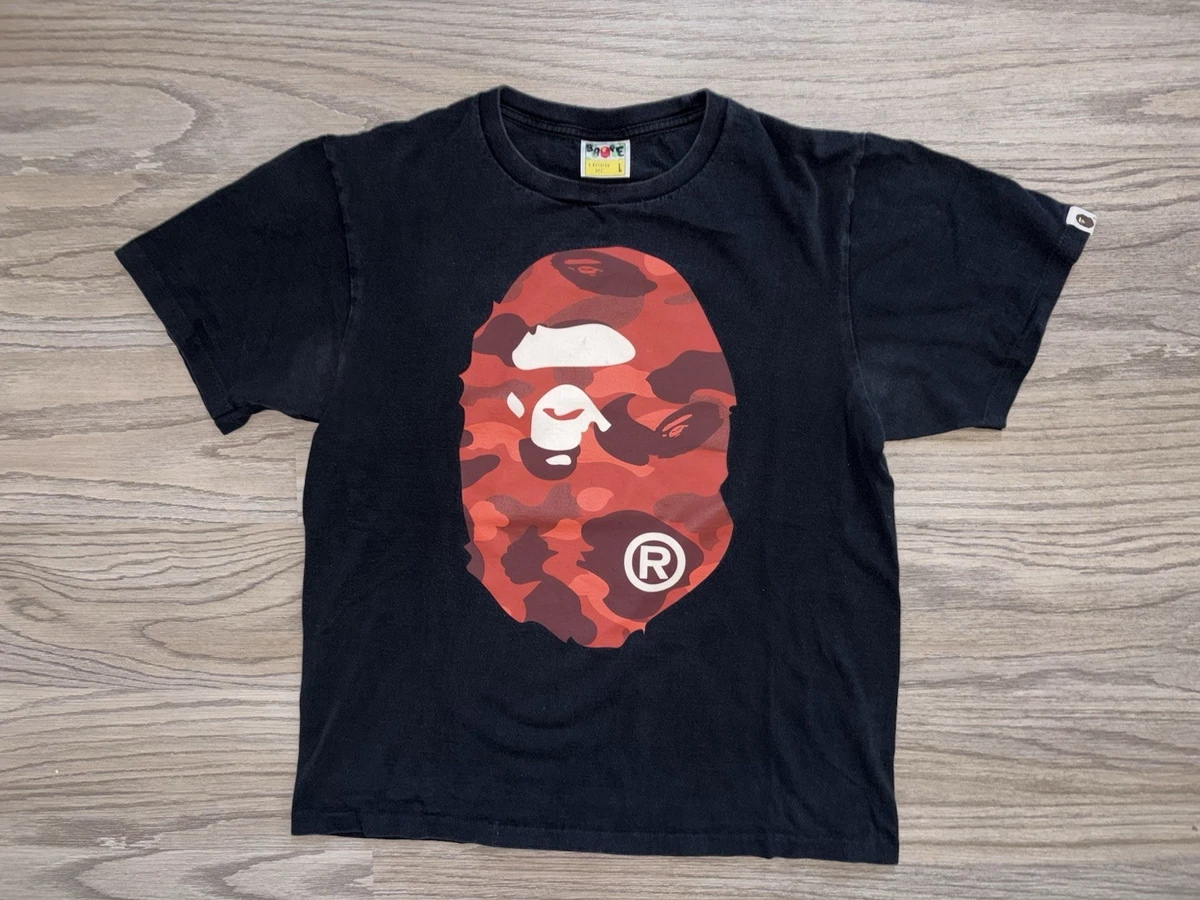 A Bathing Ape Red Shirts for Men for sale | eBay