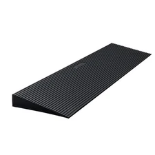 VEVOR Rise Cuttable Threshold Ramp for Sweeping Robot, 35.4" Wide Natural Rubber