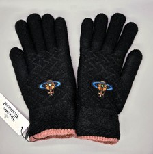 Vivienne Westwood Small Wool Gloves Black NEW