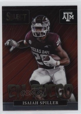 2022 Panini Select Draft Picks En Fuego Isaiah Spiller #EN-IS Rookie RC 10ou