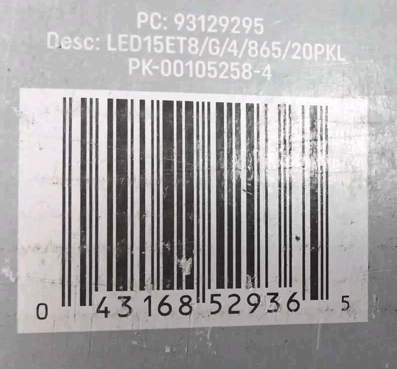 GE Replacement LED Tube 32 -Watt EQ T8 Daylight LED Tube Light Bulb 20 -Pack - Image 4 of 4