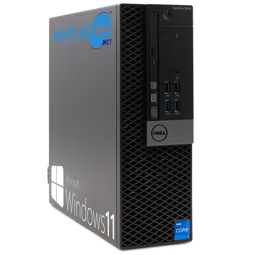Dell 5040 SFF Windows 11 I7 Desktop Computer 32gb 960gb Gpu Rx550 4gb Gam Reborn - 第 1/5 張圖片