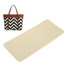 Felt Bag Base Shaper Handbag 14.76x6.69" 3mm Thick, Beige