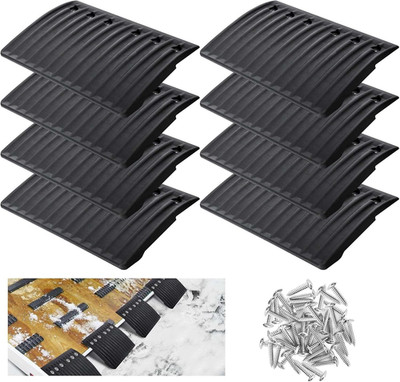 Snowmobile Trailer Edge Glides, 9'' X 6'' Edge Glide Tilt with 24/48 Screws, Tra