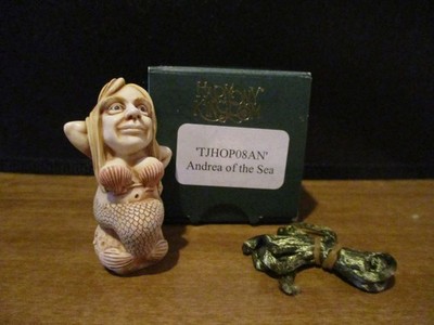 Harmony Kingdom Andrea of the Sea Mermaid Orlando Evt Pendant 2xSGN RARE