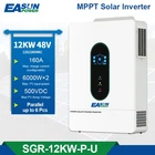 Easun 12KW 48V Hybrid Off Grid Solar Inverter 120V/240V MPPT 200A Parallel BMS