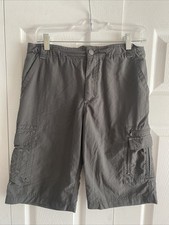 REI Boys Large 14/16 Green Cargo Camping Shorts Gorp Outdoor Play Hike