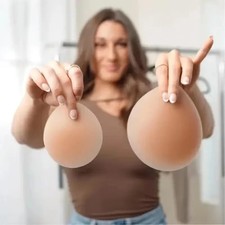 Silicone Nipple Covers Adhesive Lift Up Bra Sticker Reusable Chest Petals Pad