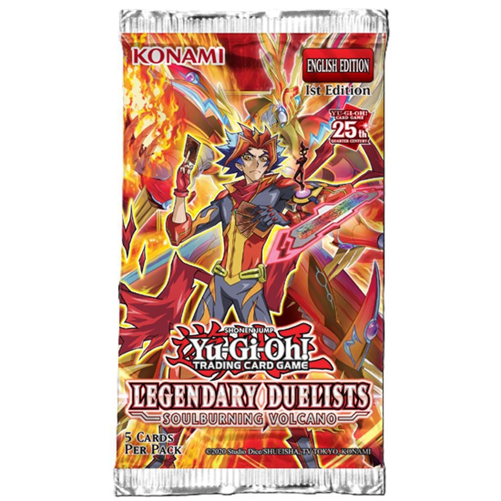 Yu‑Gi‑Oh! Legendary Duelists: Soulburning Volcano Booster Pack | 1st Edition
