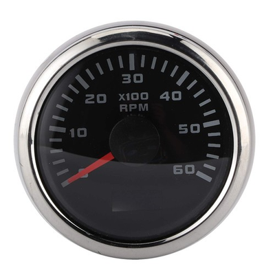 #ad 52mm 6000RPM LCD Tachometer Gauge for Auto Motorcycle Outboard Engine Constr... $34.11