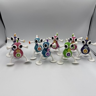2006 McDonalds Zizzle Toys Lot of 8 iZ Robot Action Figure Toys (Not Working)