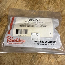 INVENSYS MG20-1593 Pressure Control Switch Uni-line 3100-004 Robertshaw