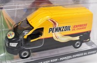 Greenlight 1/64 Ford Transit Lwb High Roof Pennzoil 2019 Diecast Model Car