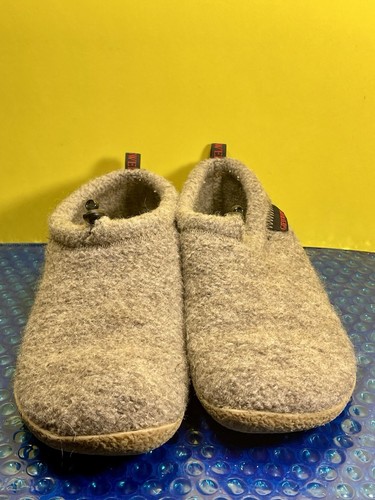 Giesswein Vent scarpe ciabatte taglia 42 uomo 9 marrone donna US 11 slip on lana - Foto 3 di 6