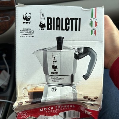 Bialetti Moka Express 6-Cup Stovetop Coffee Espresso Maker 275-06 Deformed Box