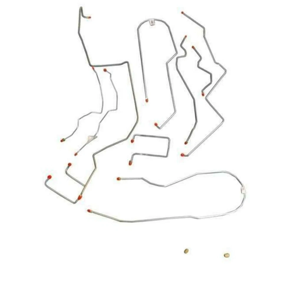 Комплект тормозной магистрали 98-00 Chevrolet S10 полный привод удлиненная кабина/короткая кровать задний диск-CBK0179OM - Изображение 2 из 4