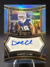 2024 SELECT DAMONE CLARK SIGNATURES LIGHT BLUE PRIZM AUTO /49 COWBOYS