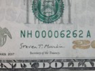 20 DOLLAR BILL - FANCY SERIAL NUMBER - LOW SERIAL NUMBER - 00006262 — photo 3