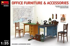 Miniart Models 35564 1/35 Office Furniture & Accessories