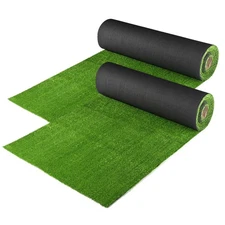 Yescom 65x3 ft Artificial Grass Mat Synthetic Landscape Fake Lawn Pet Dog 2 Pack