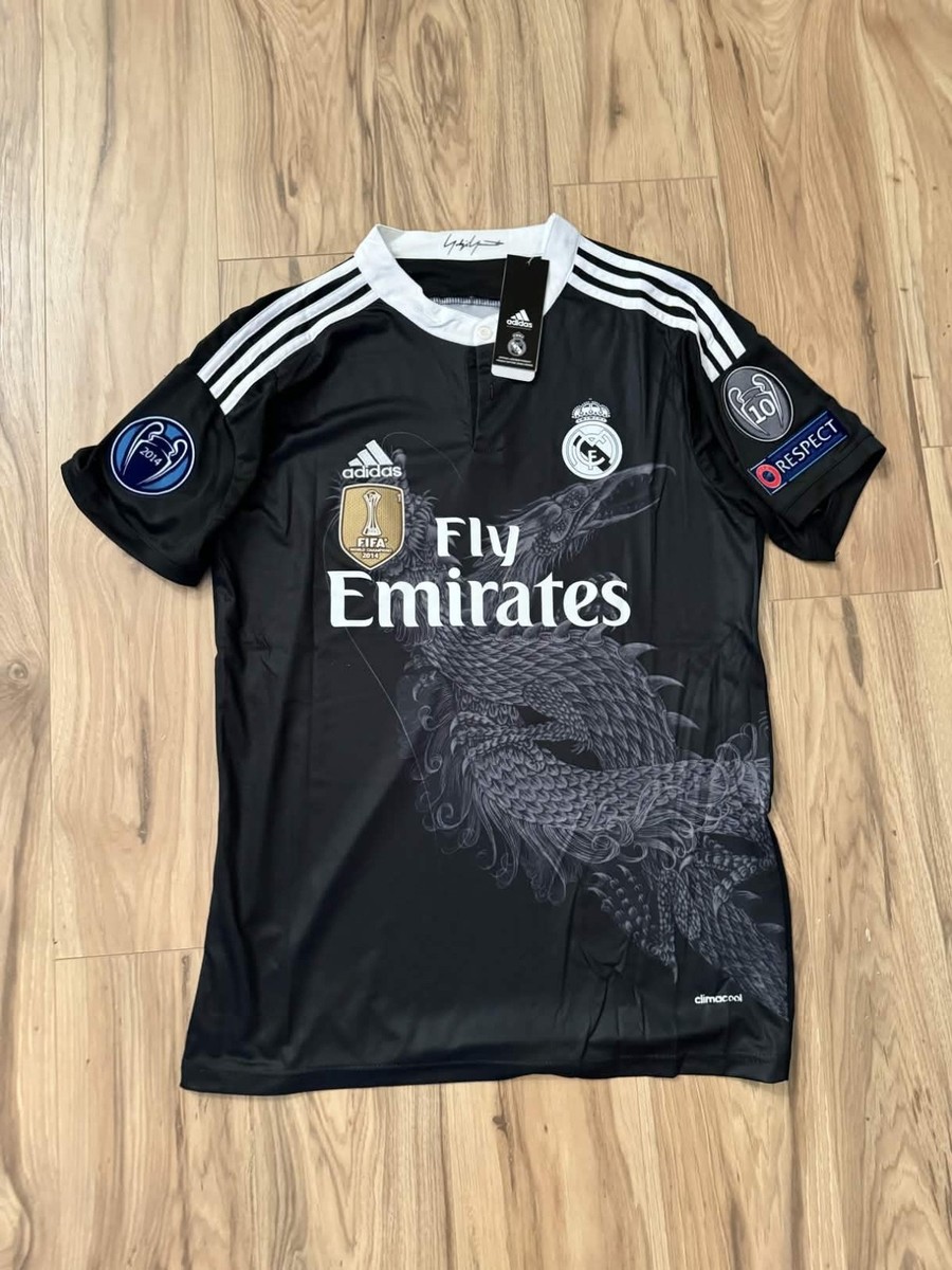 Ronaldo #7 Real Madrid 2014/2015 UCL Short Sleeve Black Dragon