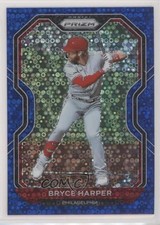 2021 Panini Prizm Tier II Blue Donut Circle Prizm 20/199 Bryce Harper #187 o7m