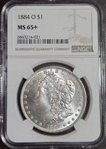 1884-O MS65+ Morgan Silver Dollar NGC Certified
