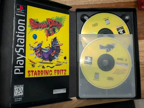 BrainDead 13 (Sony PlayStation 1 PSX PS1) CIB/Complete W Reg - Tested Long Box - Picture 7 of 13