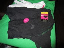 LOT 3 PR NEARLY NUDE SEVEN TIL' MIDNIGHT MAIDENFORM BIKINI THONG PANTIES 6  (Z9)