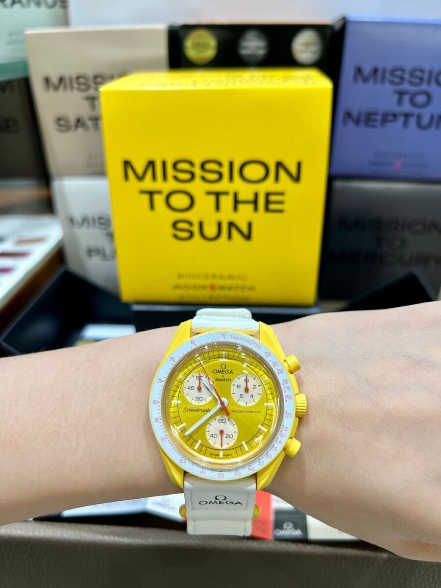 Swatch x Omega Bioceramic Moonswatch Mission To The Sun Swatch x Omega Bioceramic Moonswatch Mission To The Sun