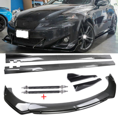 For Lexus IS250 IS350 IS300 IS F Carbon Fiber Front Bumper Lip Spoiler Splitter