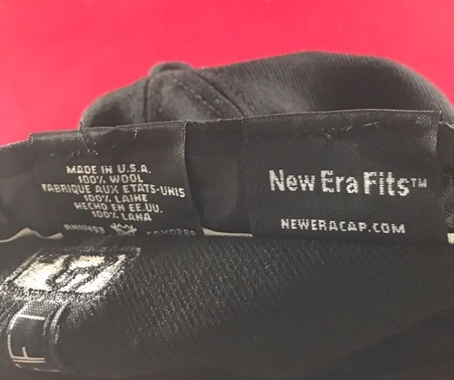Sombrero plano New Era 59Fifty MLB ajustado negro con cadena de cuerda plateada Dodgers - Imagen 8 de 8