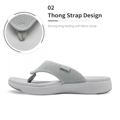 Women Arch Support Soft Cushion Flip Flops Thong Sandals Slippers Shoes 5-11 - Picture 20 of 39