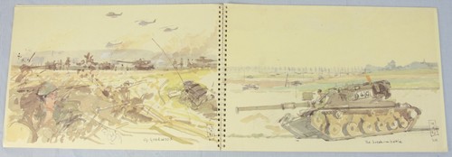 KEN HOWARD rare TANKS and soldiers Spearpoint 80 COLD WAR military exercises - Picture 12 of 23