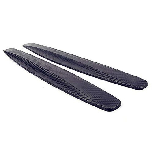 4Pcs Carbon Fiber Grain Anti-Collision Strip Bumper Protector For Ford Transit - Picture 6 of 13