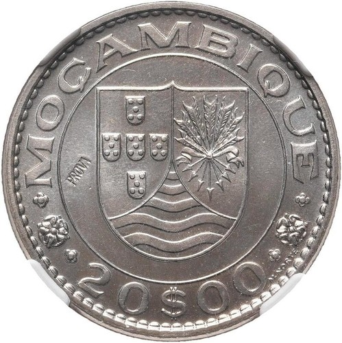 MOZAMBIQUE 1971 20 Esc., NGC MS65 (PROVA) KM-Pr60 - Picture 3 of 3