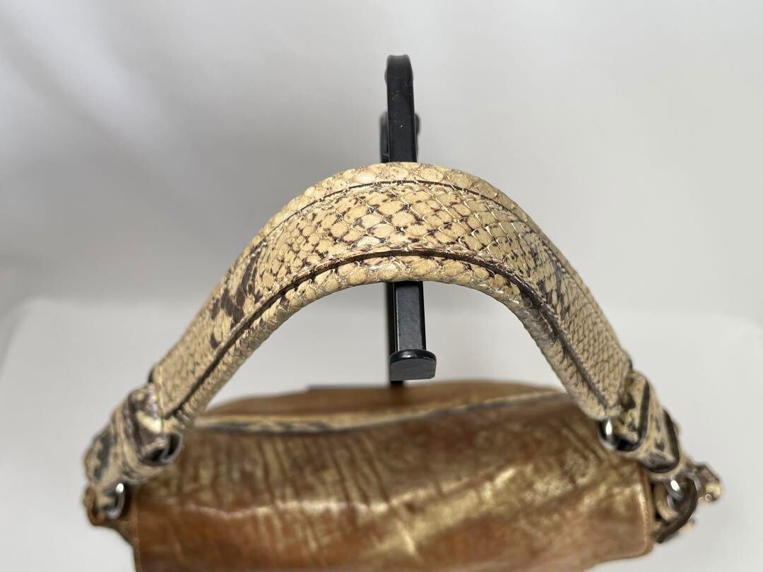 MIU MIU Archive Shoulder Bag Hand Bag Purse Gold Brown MIU MIU Archive Shoulder Bag Hand Bag Purse Gold Brown